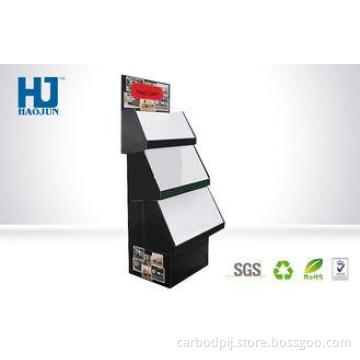 Floor Standing retail paper Cardboard Magazine Paper Displa
